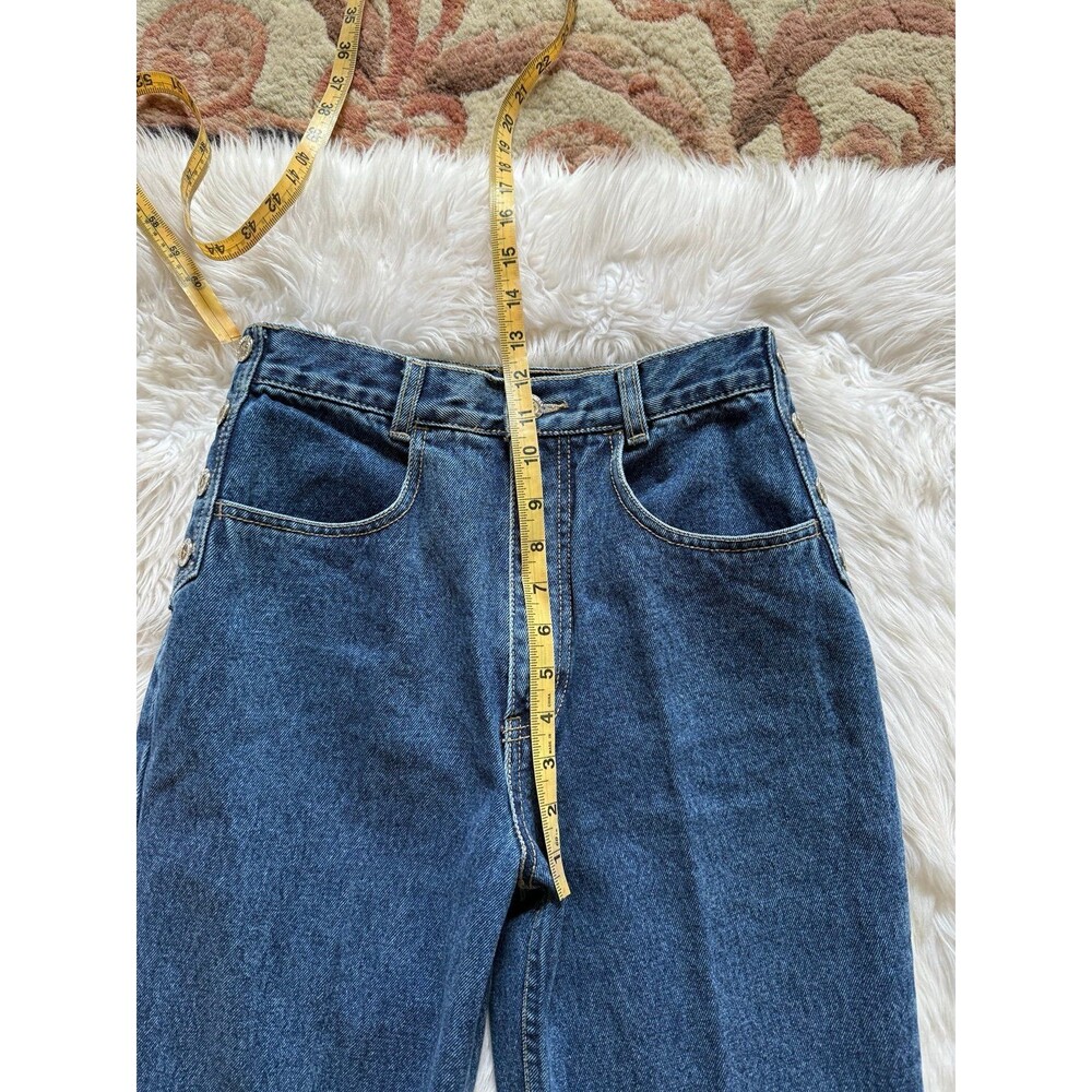 Classic Dark Blue Straight Leg Women's Jeans - Picture 8 of 9